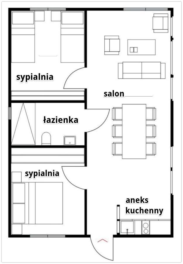Osada Widoki, Domy Wakacyjne Виче Екстериор снимка